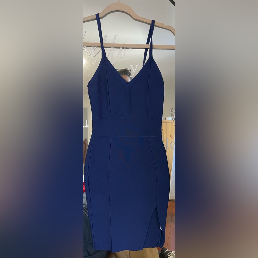 Amazon Meilun Bandage dress. Gentle use. Sexy blue.